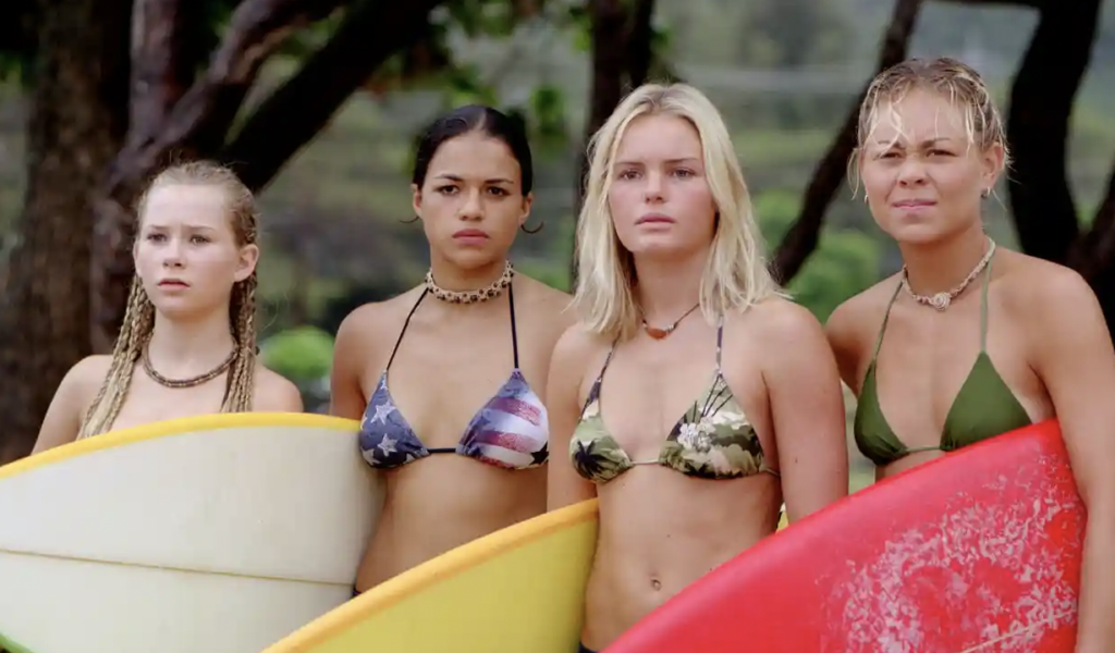 It’s remarkable that, just like Billabong boardies, nothing about Blue Crush has dated since its release in 2002. The movie tapped into a hot new zeitgeist: between 1999 and 2001, women who surfed daily leapt 120%, according to the New York Times.
